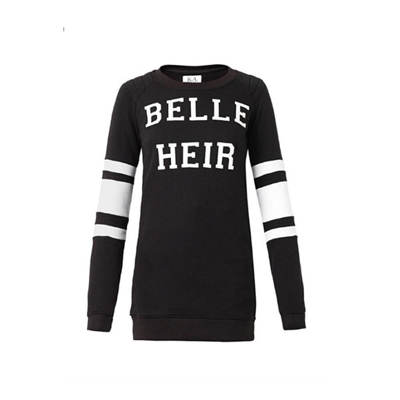 Zoe Karssen Belle Heir Graphic Sweater Black XS MINT - Picture 3 of 7